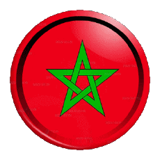 Drapeaux Afrique Maroc Rond - Anneaux 