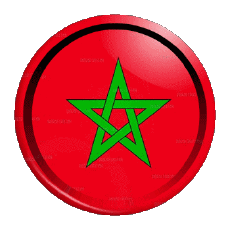 Flags Africa Morocco Round - Rings 
