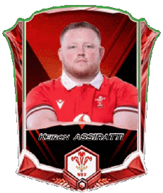 Sports Rugby - Players Wales Team 2025 Keiron ASSIRATTI 