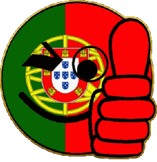 Banderas Europa Portugal Smiley - OK 