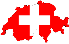 Fahnen Europa Schweiz Karte 