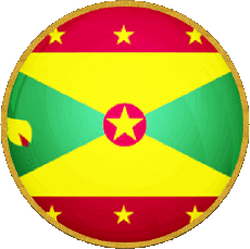 Flags America Grenada islands Round 