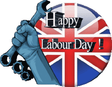Messages Anglais Happy Labour Day U.K 