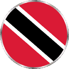 Drapeaux Amériques Trinité et Tobago Rond 