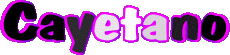 Vorname MANN  - Spanien C Cayetano 