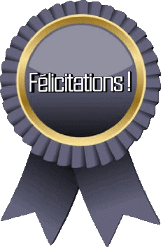 Nachrichten Französisch Félicitations 06 