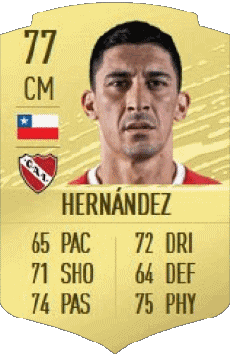 Multimedia Videospiele F I F A - Karten Spieler Chile Pablo Hernández 