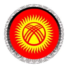 Banderas Asia Kirguizistán Ronda - Anillos 