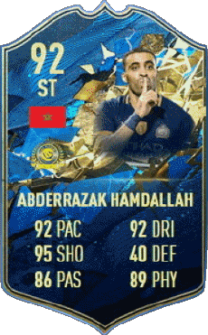 Multi Media Video Games F I F A - Card Players Morocco Abderrazak Hamdallah 