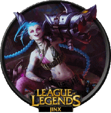 Jinx-Multi Média Jeux Vidéo League of Legends Icônes - Personnages 2 