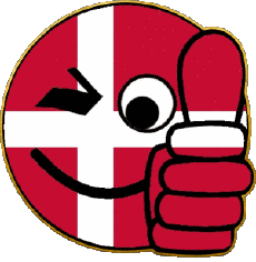 Drapeaux Europe Danemark Smiley-01 