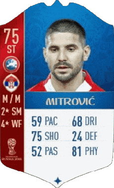 Multi Media Video Games F I F A - Card Players Serbia Aleksandar Mitrovic 