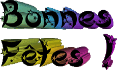 Mensajes Francés Bonnes Fêtes (Noël) Serie 04 