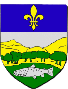 Banderas Francia Departamentos - Ciudades 01 NANTUA 