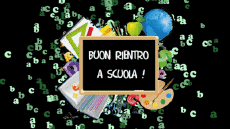 Messages Italian Buon Rientro a Scuola Animated Background 001 