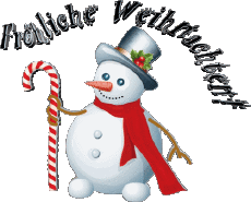 Mensajes Alemán Fröhliche  Weihnachten Serie 06 