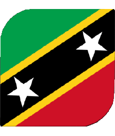 Fahnen Amerika St. Kitts und Nevis Platz 