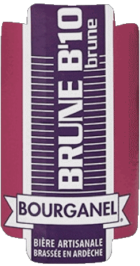Brune B&#039;10-Boissons Bières France Métropole Bourganel Brune B&#039;10
