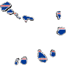 Banderas África Cabo Verde Diverso 