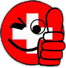 Banderas Europa Suiza Smiley - OK 