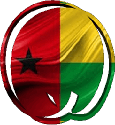 Fahnen Afrika Guinea Bissau Form 02 