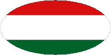 Banderas Europa Hungría Oval 