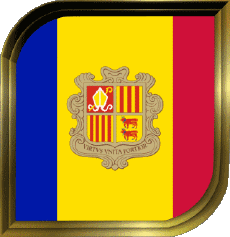 Flags Europe Andorra Square 