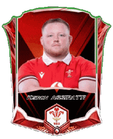 Sports Rugby - Joueurs Pays de Galles Equipe 2025 Keiron ASSIRATTI 