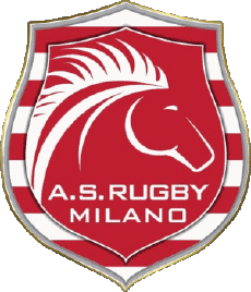 Sports Rugby Club Logo Italie A.S. Rugby Milano 