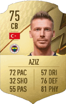 Multimedia Vídeo Juegos F I F A - Jugadores  cartas Turquía Serdar Aziz 