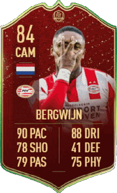 Multimedia Vídeo Juegos F I F A - Jugadores  cartas Países Bajos Steven Bergwijn 