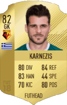 Multimedia Vídeo Juegos F I F A - Jugadores  cartas Grecia Orestis Karnezis 