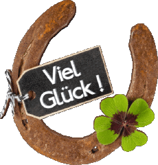 Messages German Viel Glück Transparent Background 02 