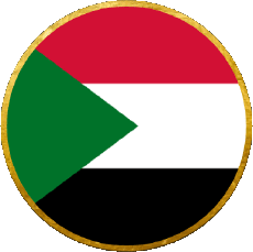 Flags Africa Sudan Round 