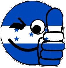 Banderas América Honduras Smiley - OK 