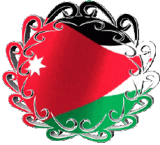 Banderas Asia Jordania Forma 01 