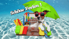 Nachrichten Deutsche Schöne Ferien Animierter Hintergrund 002 