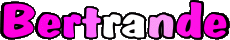 Vorname WEIBLICH - Frankreich B Bertrande 
