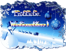 Messagi Tedesco Fröhliche  Weihnachten Serie 19 