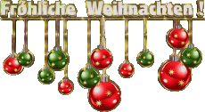 Messages German Fröhliche  Weihnachten Serie 07 