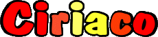 Nome MASCHIO - Spagna C Ciriaco 