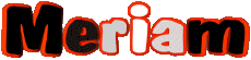 Nombre FEMENINO - Magreb Musulmán M Meriam 