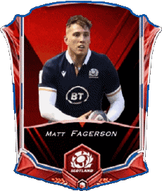 Sport Rugby - Spieler Schottland Team 2022 Matt Fagerson 