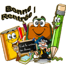 Messages French Bonne Rentrée Transparent Background 05 