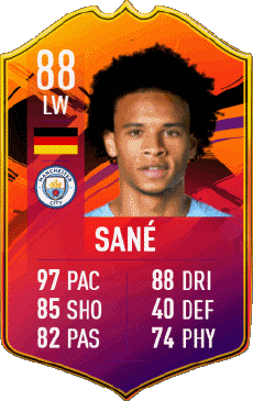 Multi Media Video Games F I F A - Card Players Germany Leroy Sané 