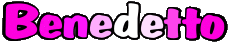 Prénoms MASCULIN - Italie B Benedetto 