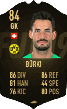 Multimedia Vídeo Juegos F I F A - Jugadores  cartas Suiza Roman Bürki 