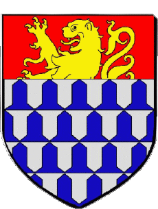 Wappen-Fahnen Frankreich Abteilungen - Städte 38 DOMENE Wappen