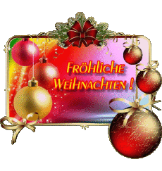 Messages German Fröhliche  Weihnachten Série 08 