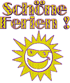 Messages Allemand Schöne Ferien Fond Transparent 04 